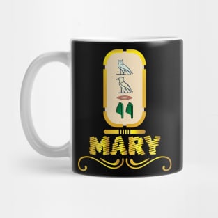 MARY-American names in hieroglyphic letters,  a Khartouch Mug